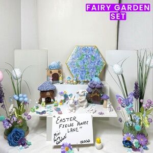 EASTER FIELDS FOREST LANE MINI FAIRY GARDEN GIFT SET